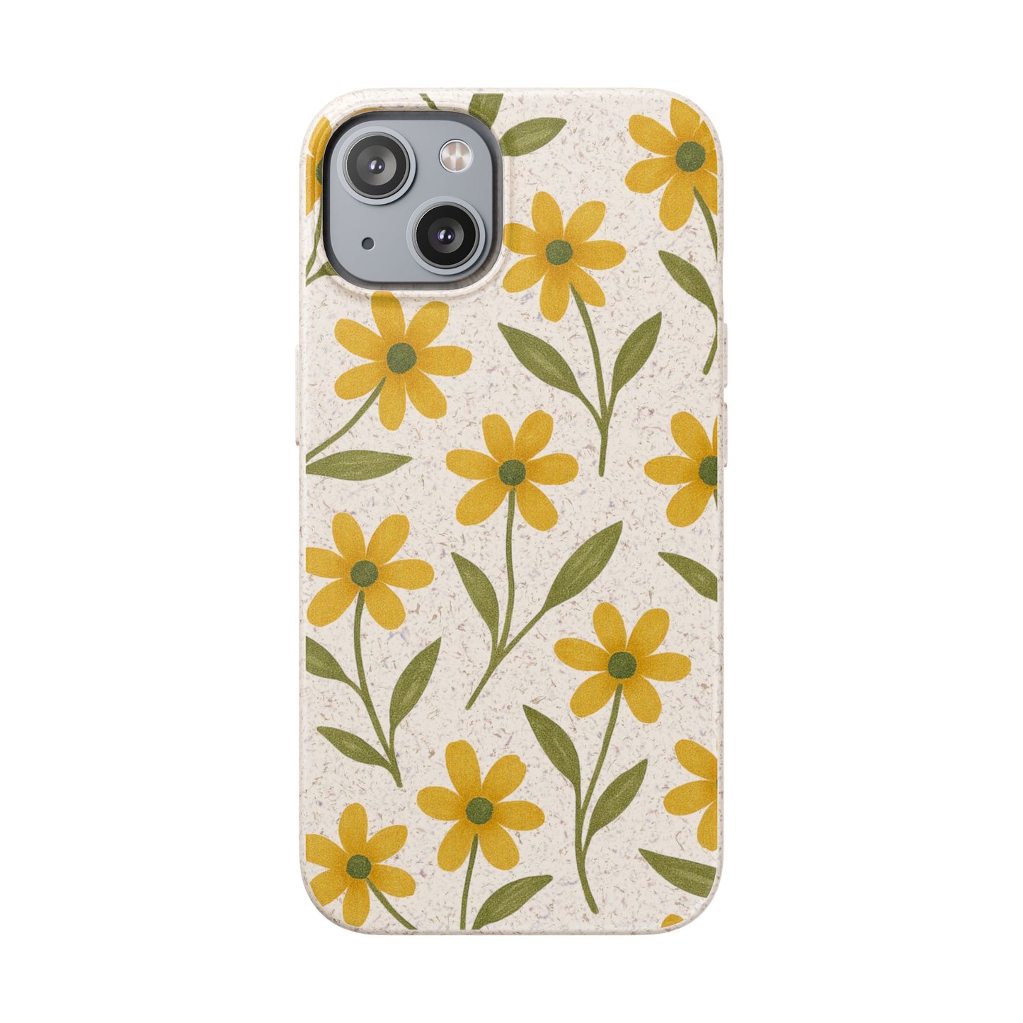 Meadow Bloom Biodegradable Phone Case - Marigold