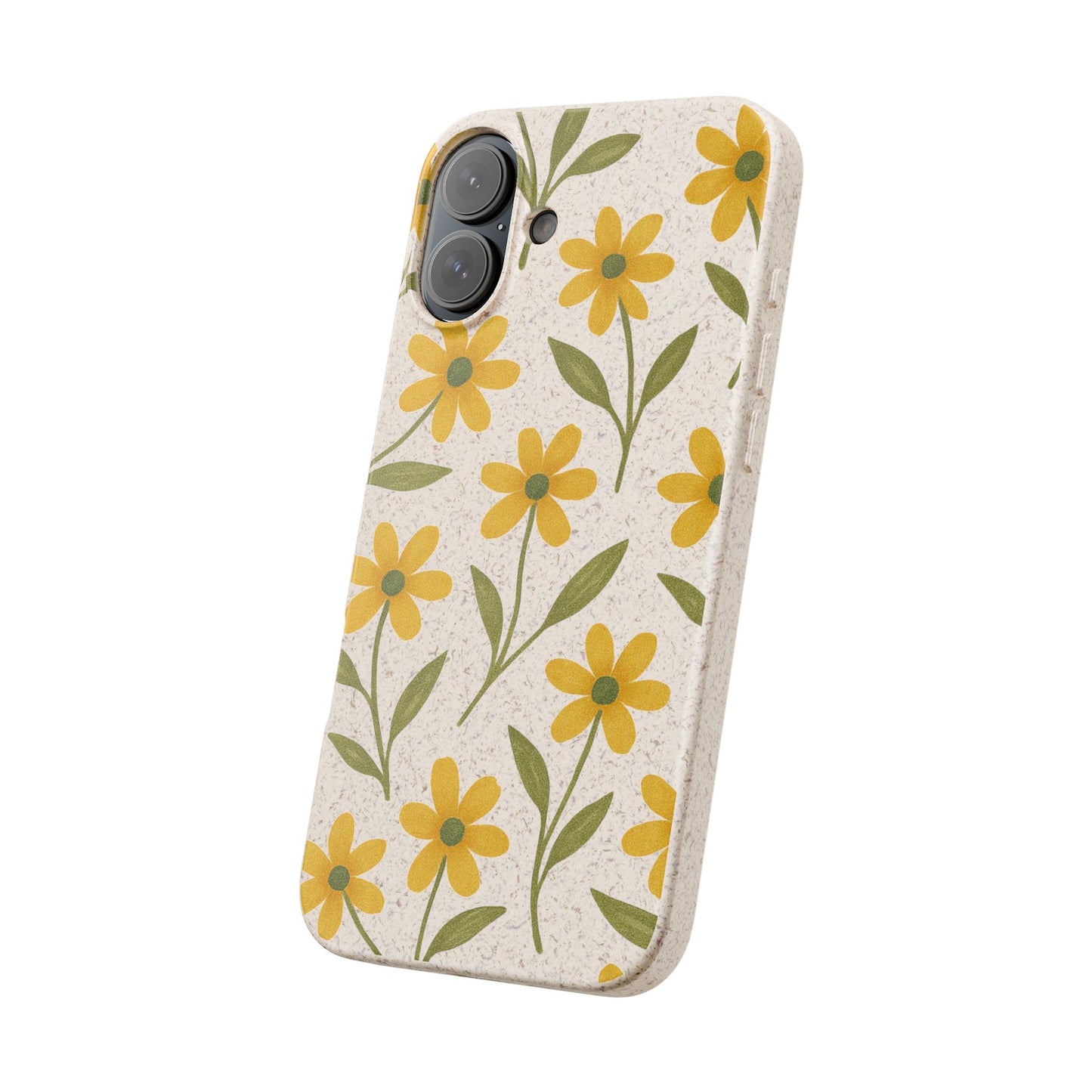 Meadow Bloom Biodegradable Phone Case - Marigold