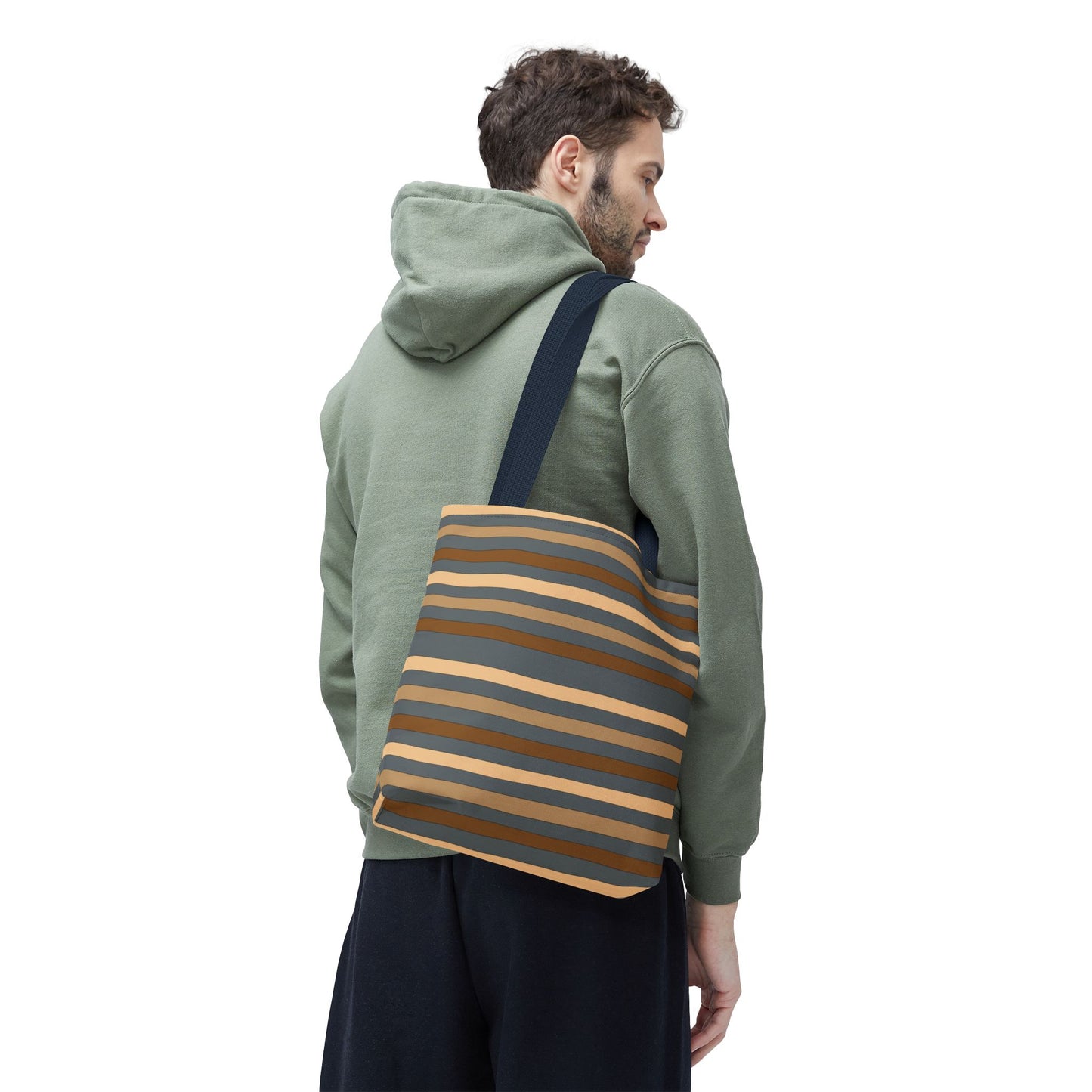 Grey/Brown Tote Bag