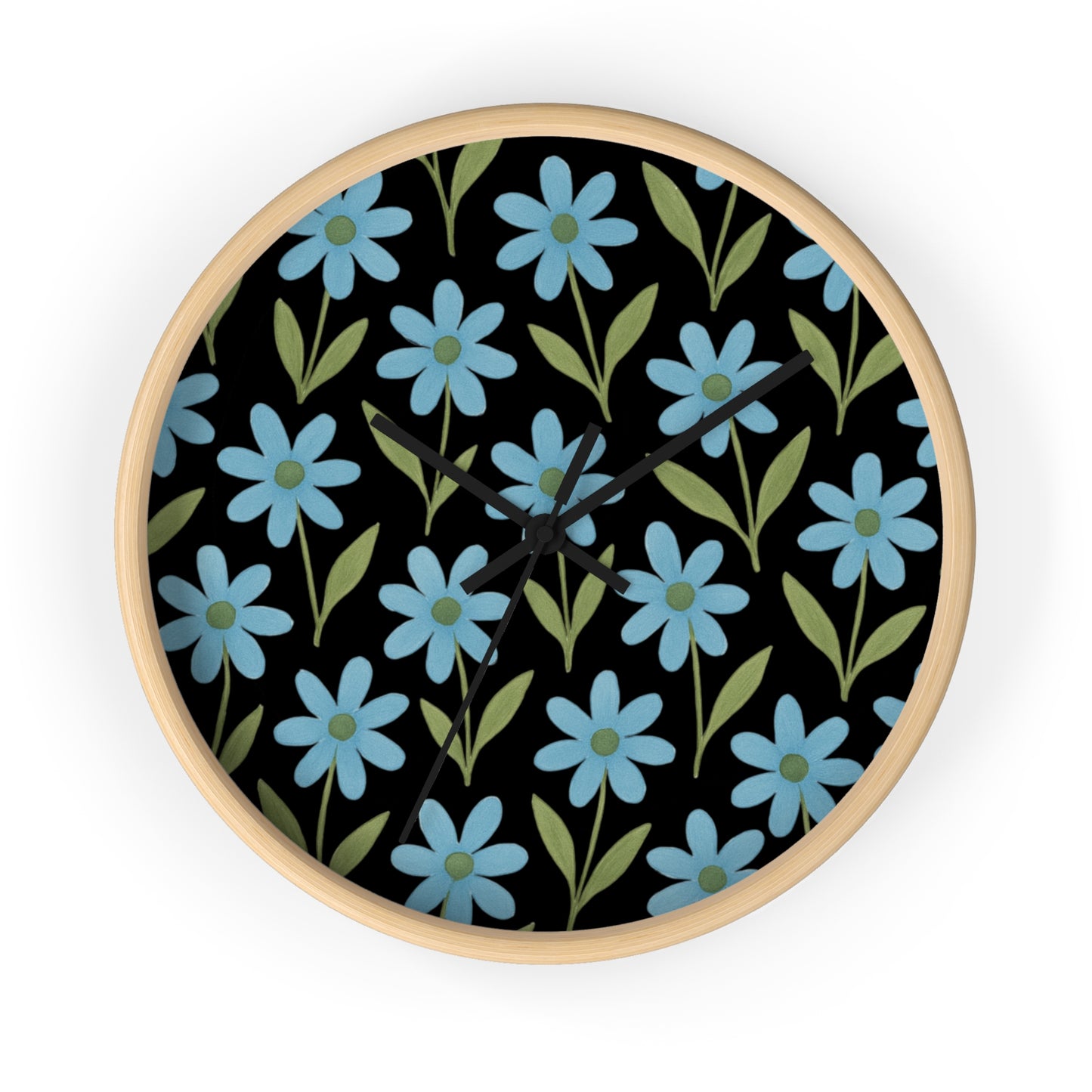 Meadow Bloom - Wall Clock - Bluebell