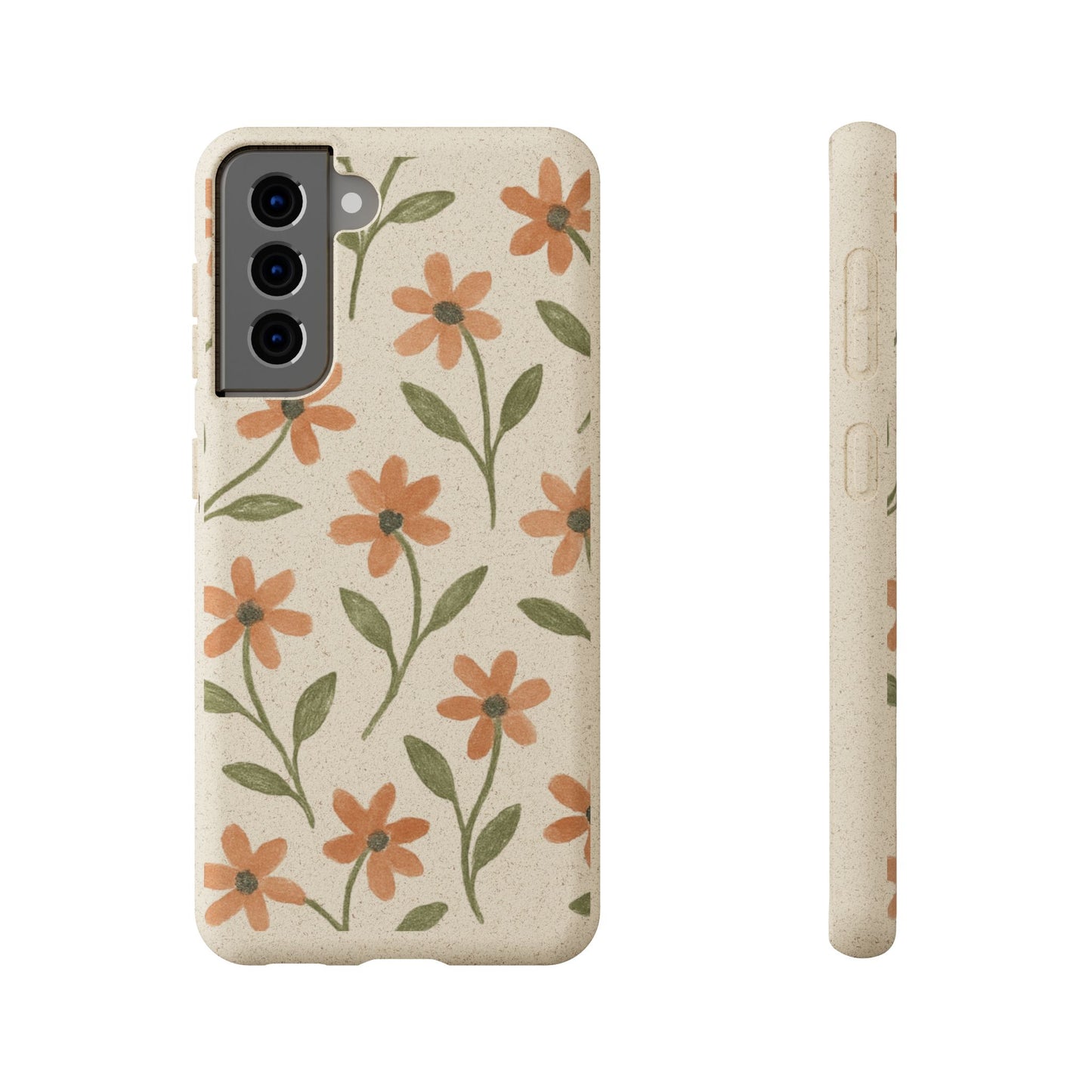 Floral Phone Case - Biodegradable Protective Cover