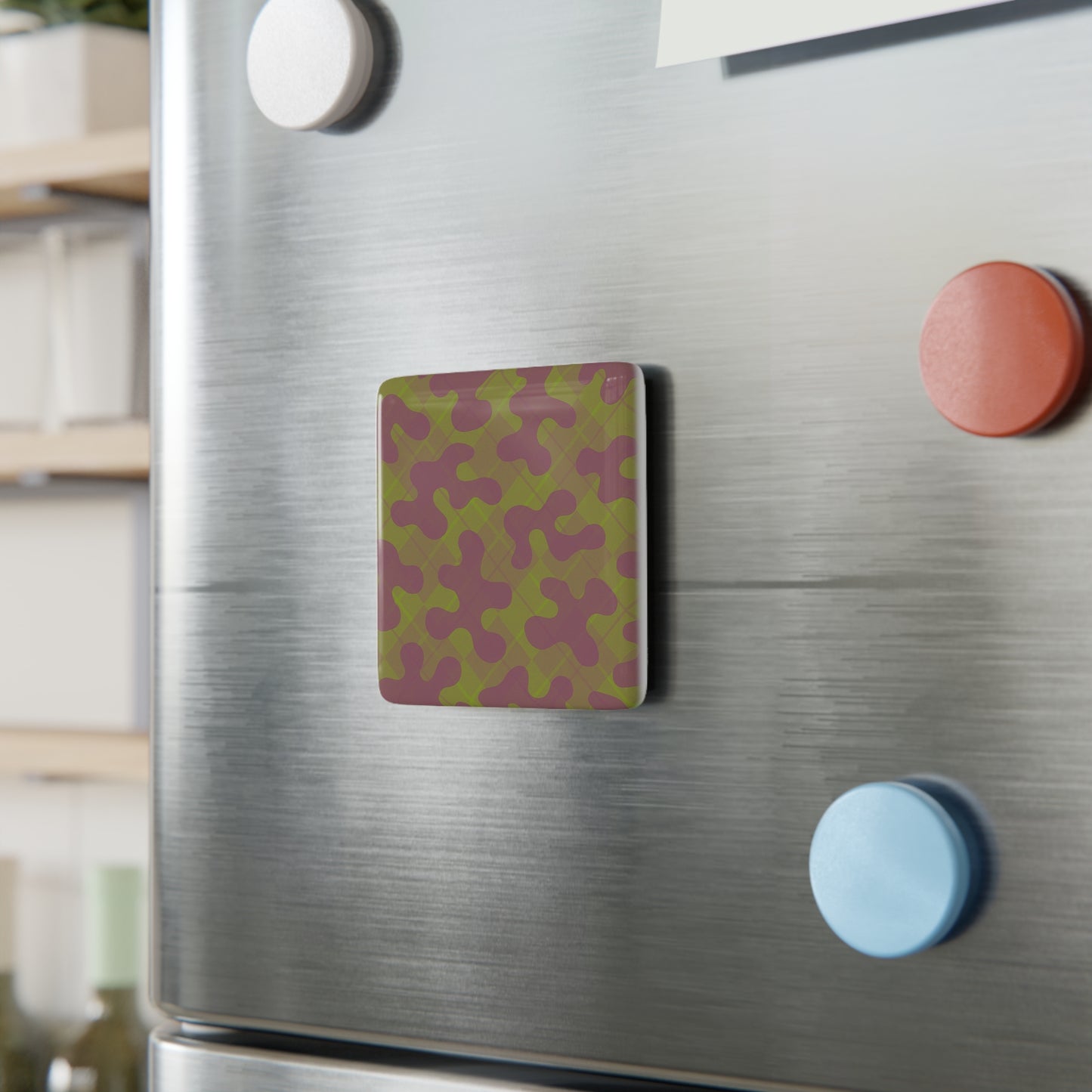 Porcelain Square Magnet -