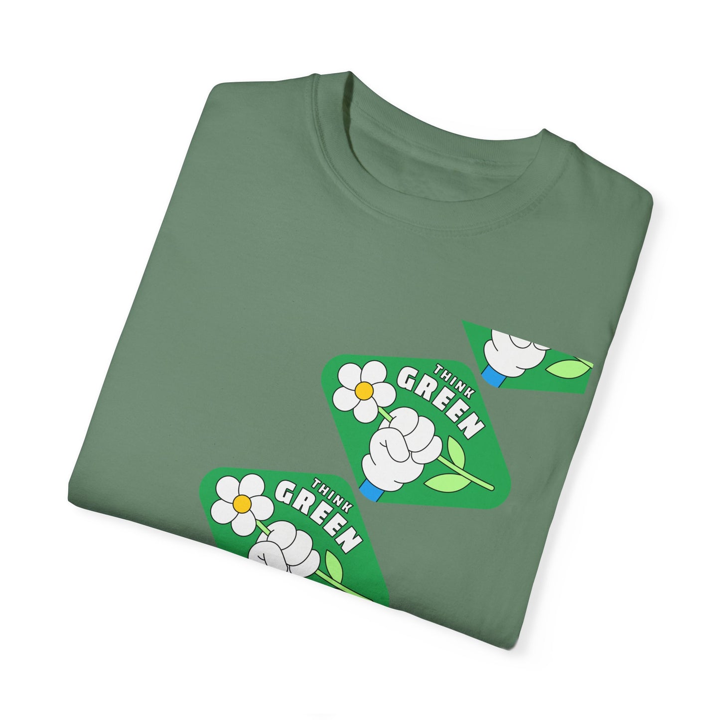 Unisex Garment-Dyed T-shirt - Think Green
