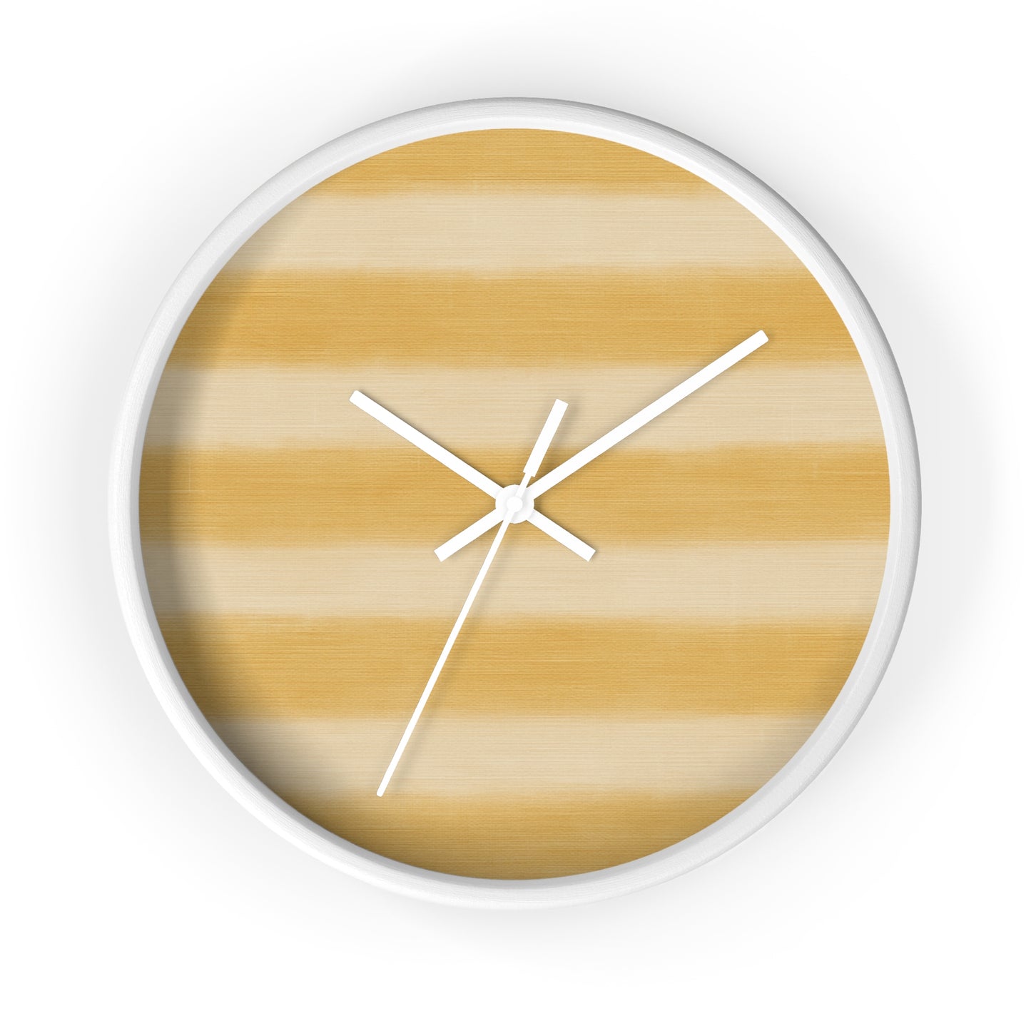 Loom Light Stripes Wall Clock – Ochre Fade