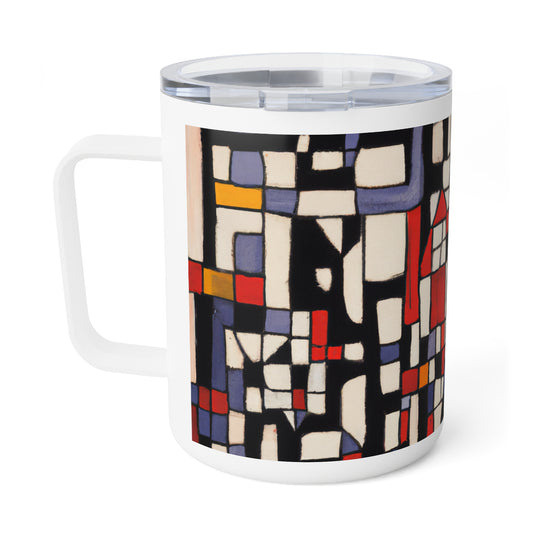 Modern Blocks Insulated Coffee Mug, 10oz