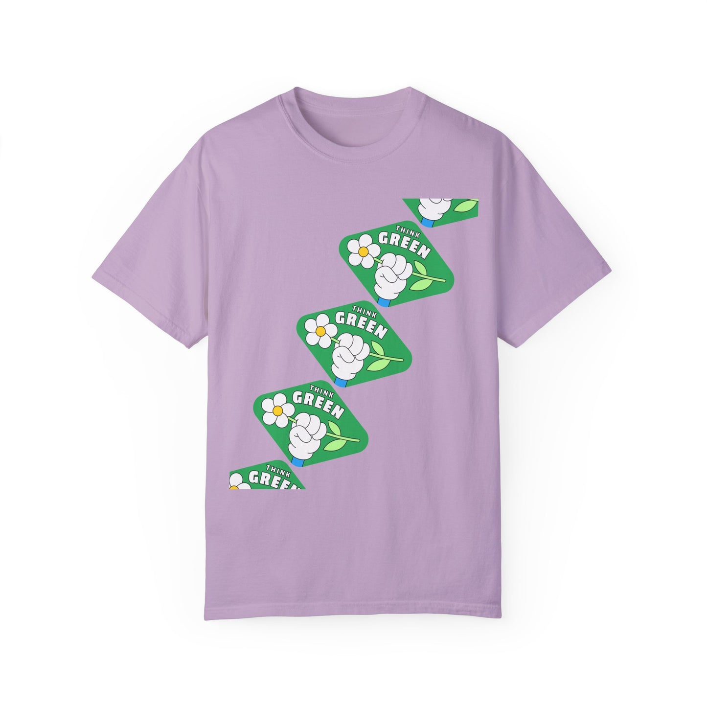 Unisex Garment-Dyed T-shirt - Think Green