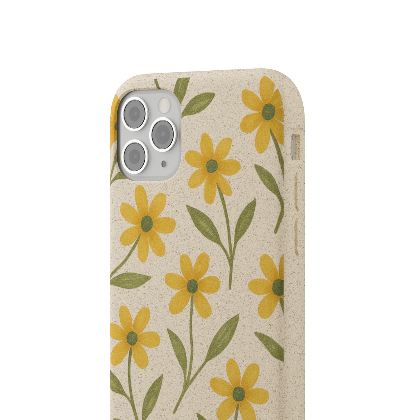 Meadow Bloom Biodegradable Phone Case - Marigold