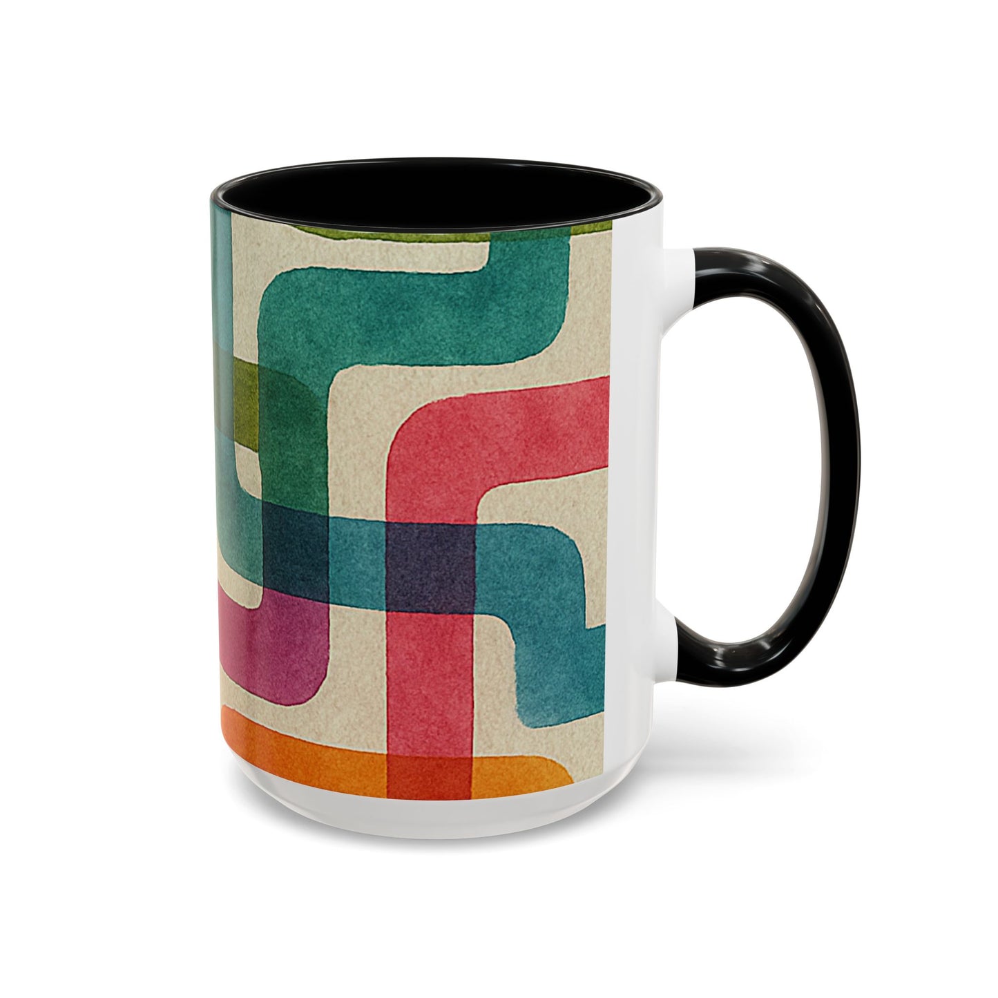Retro Color Curves Coffee Mug