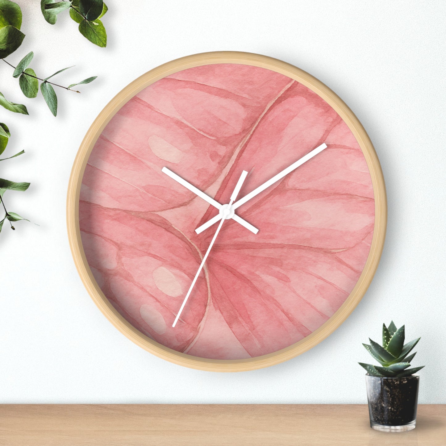 Petal Drift Wall Clock