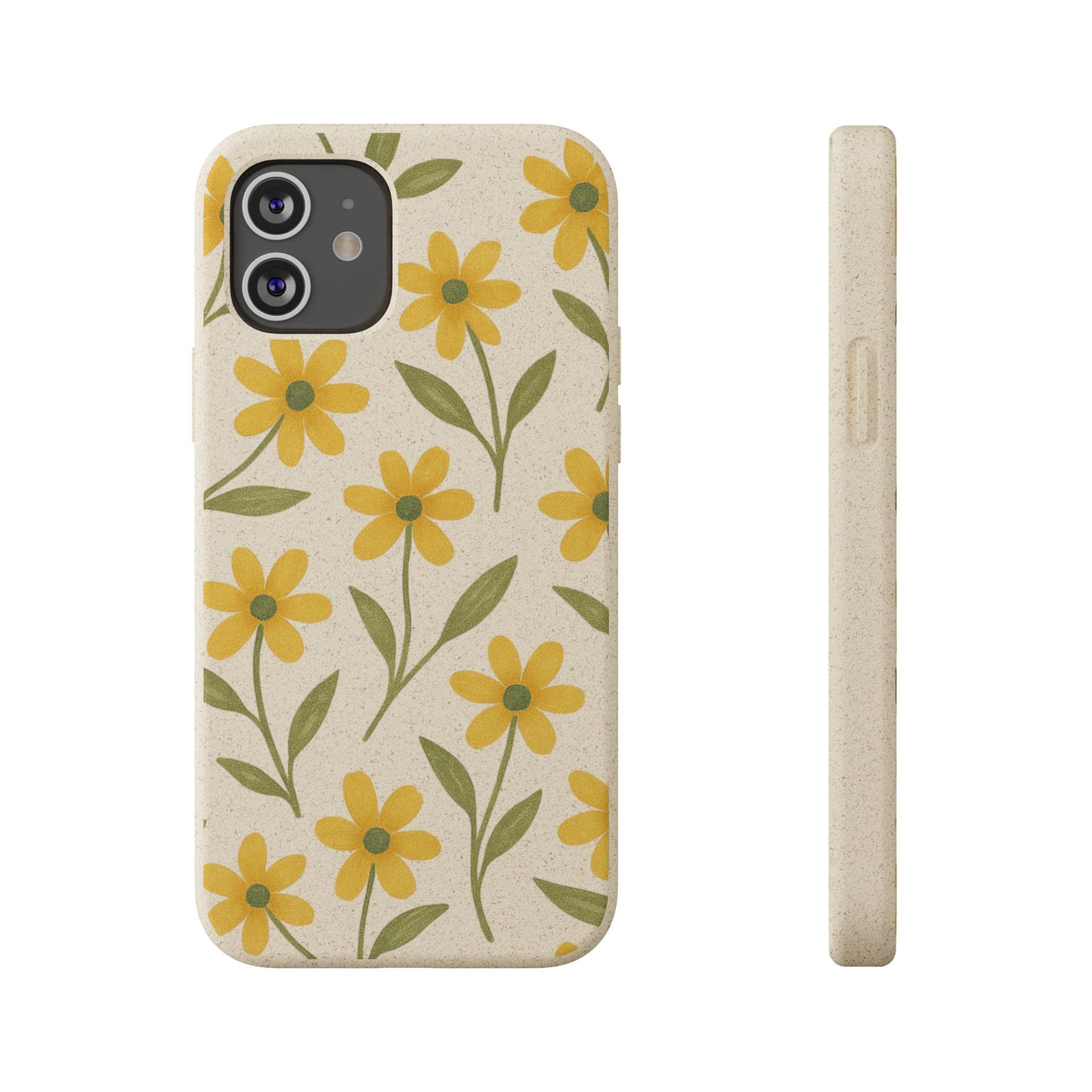 Meadow Bloom Biodegradable Phone Case - Marigold
