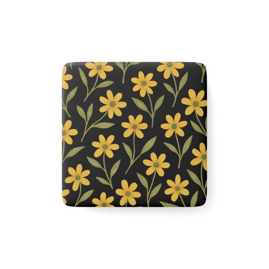 Floral Porcelain Magnet