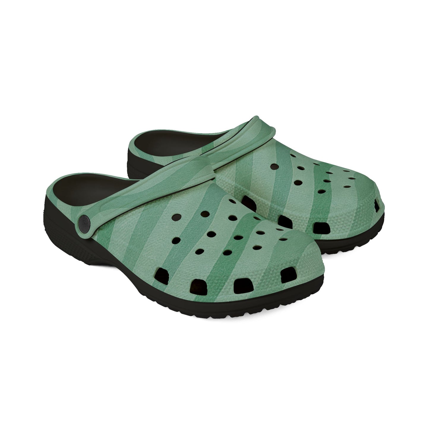 Wavy Stride - Clogs (Green Meadow) Foam Rubber Shoes
