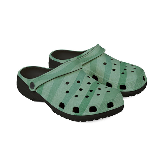 Wavy Stride - Clogs (Green Meadow) Foam Rubber Shoes