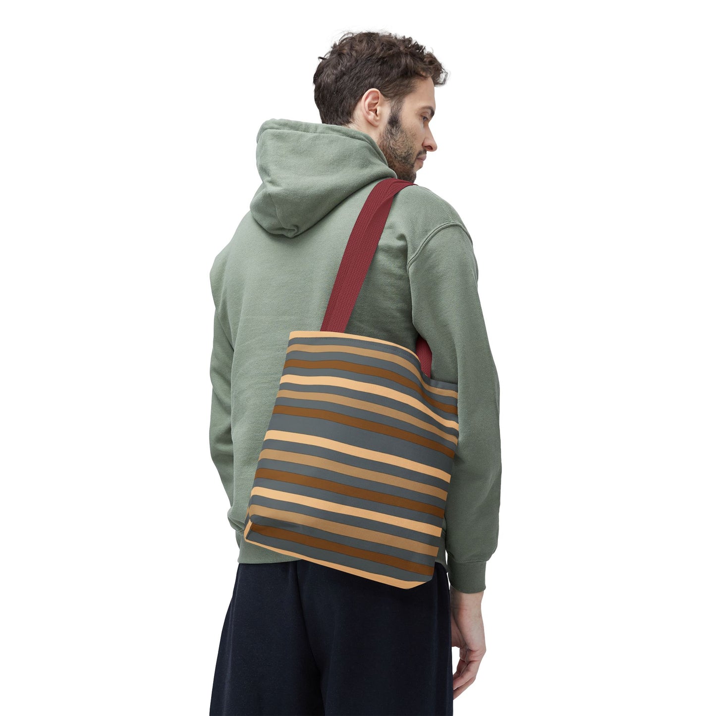 Grey/Brown Tote Bag