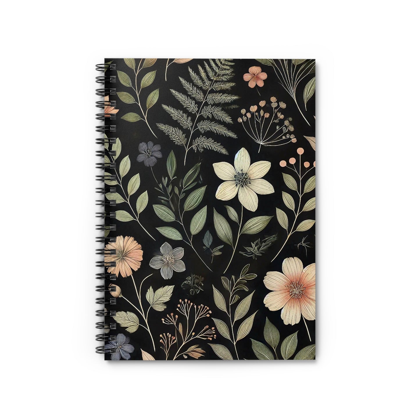 Floral Spiral Notebook