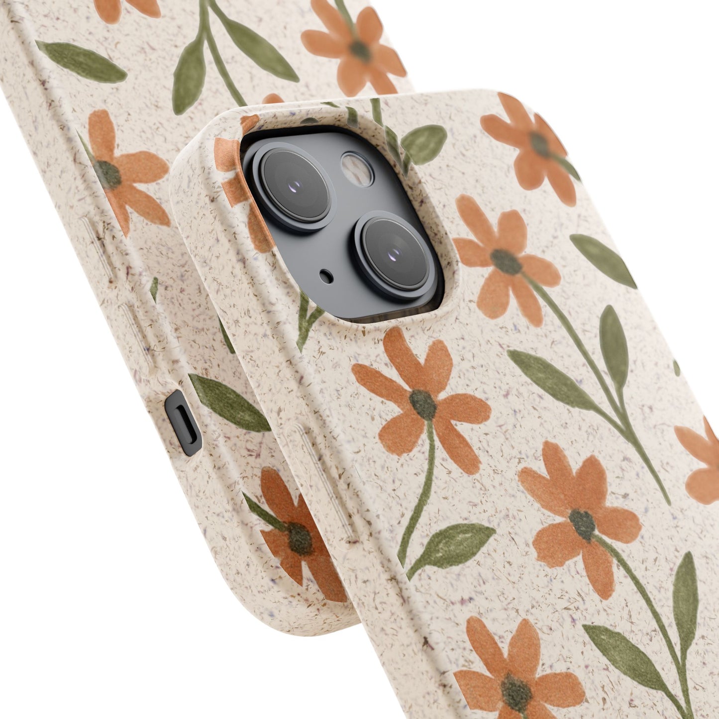Floral Phone Case - Biodegradable Protective Cover