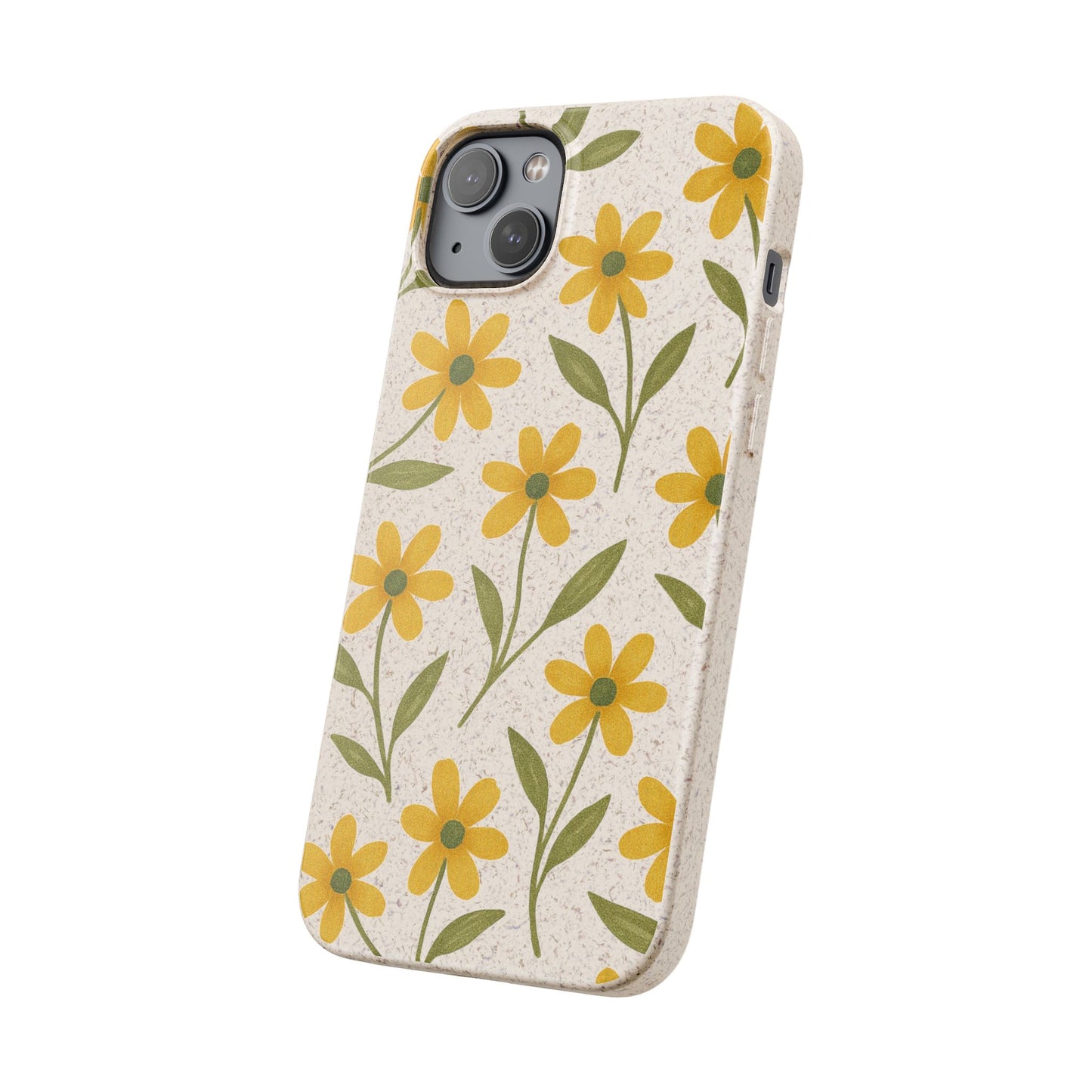 Meadow Bloom Biodegradable Phone Case - Marigold