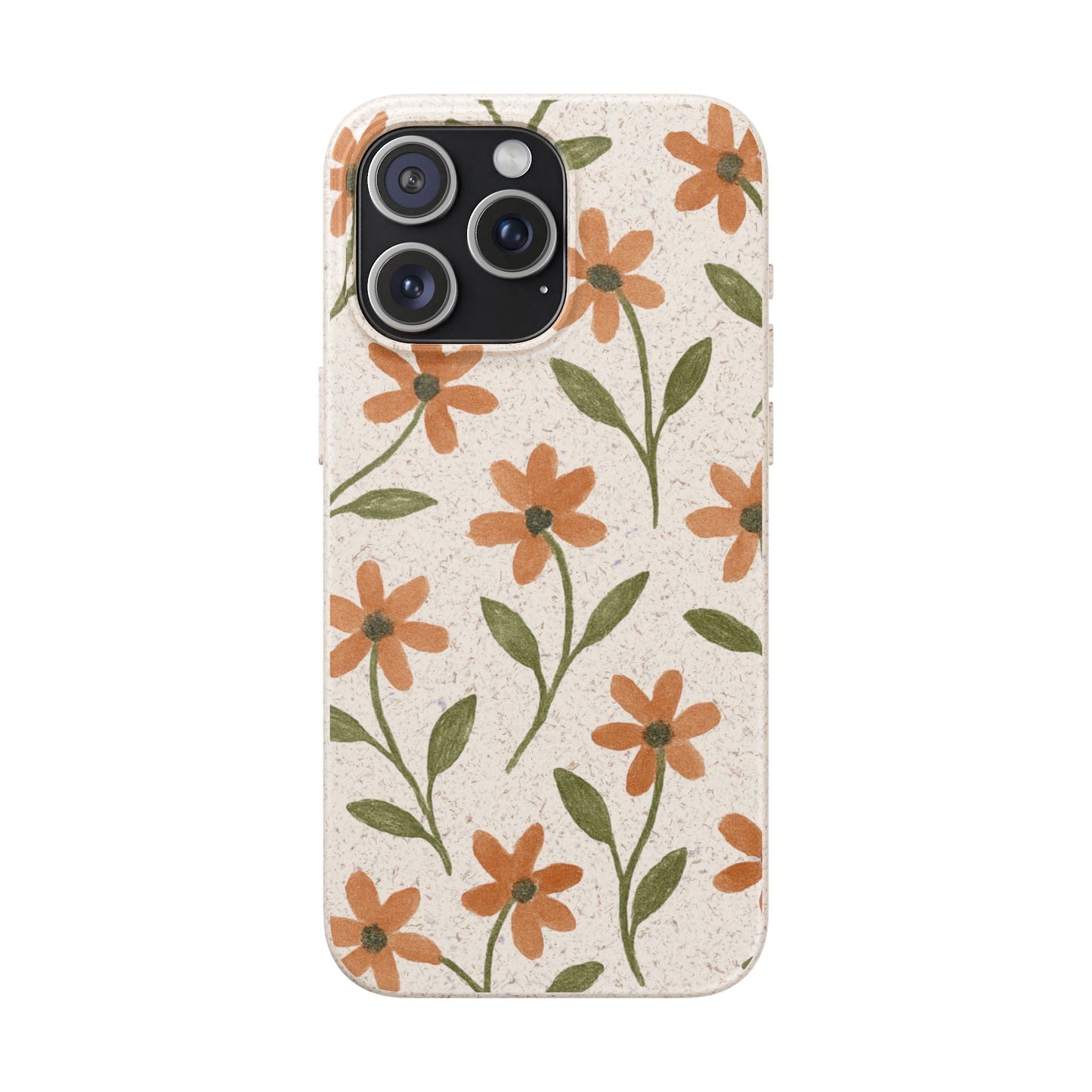 Floral Phone Case - Biodegradable Protective Cover