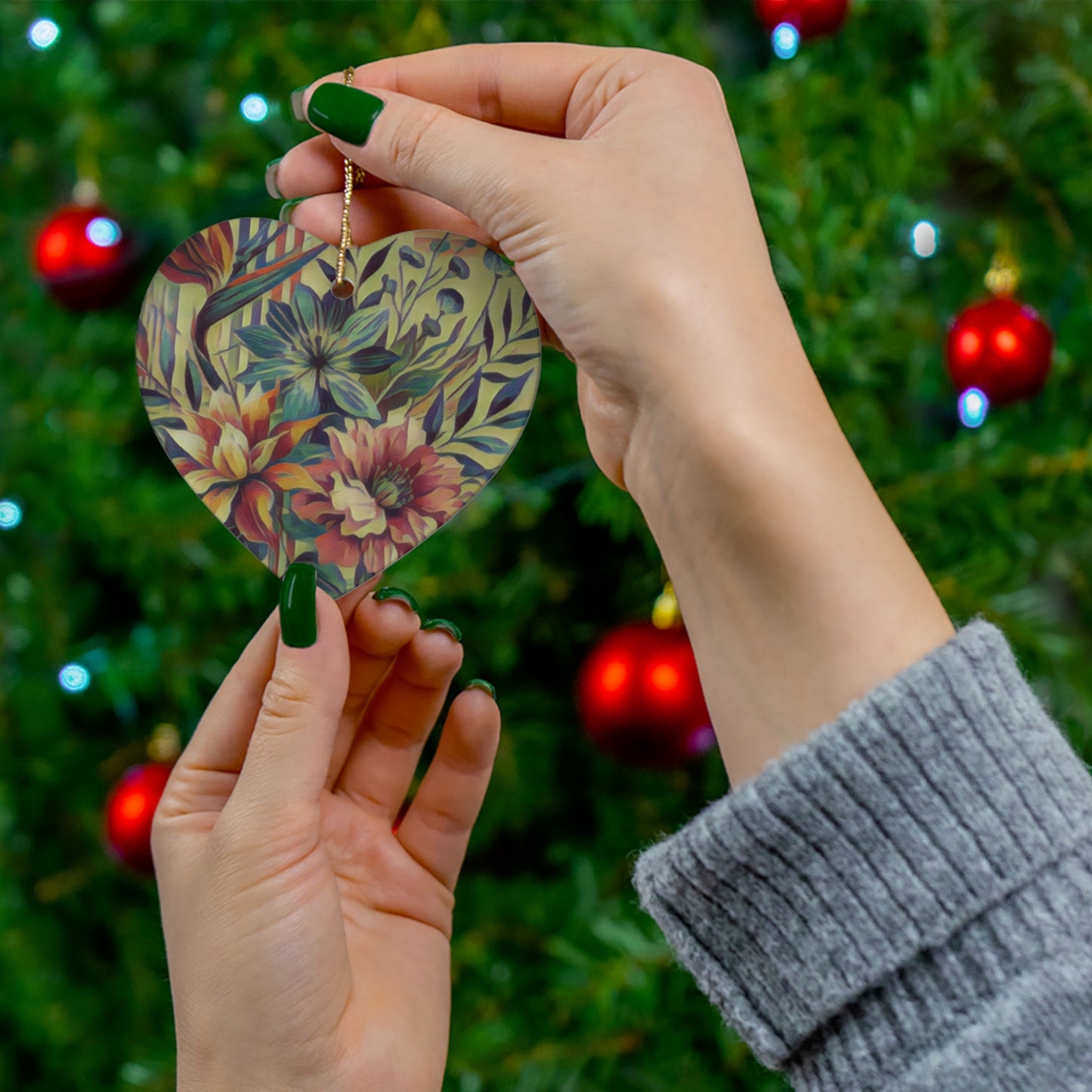 Ceramic Ornament, 4 Shapes