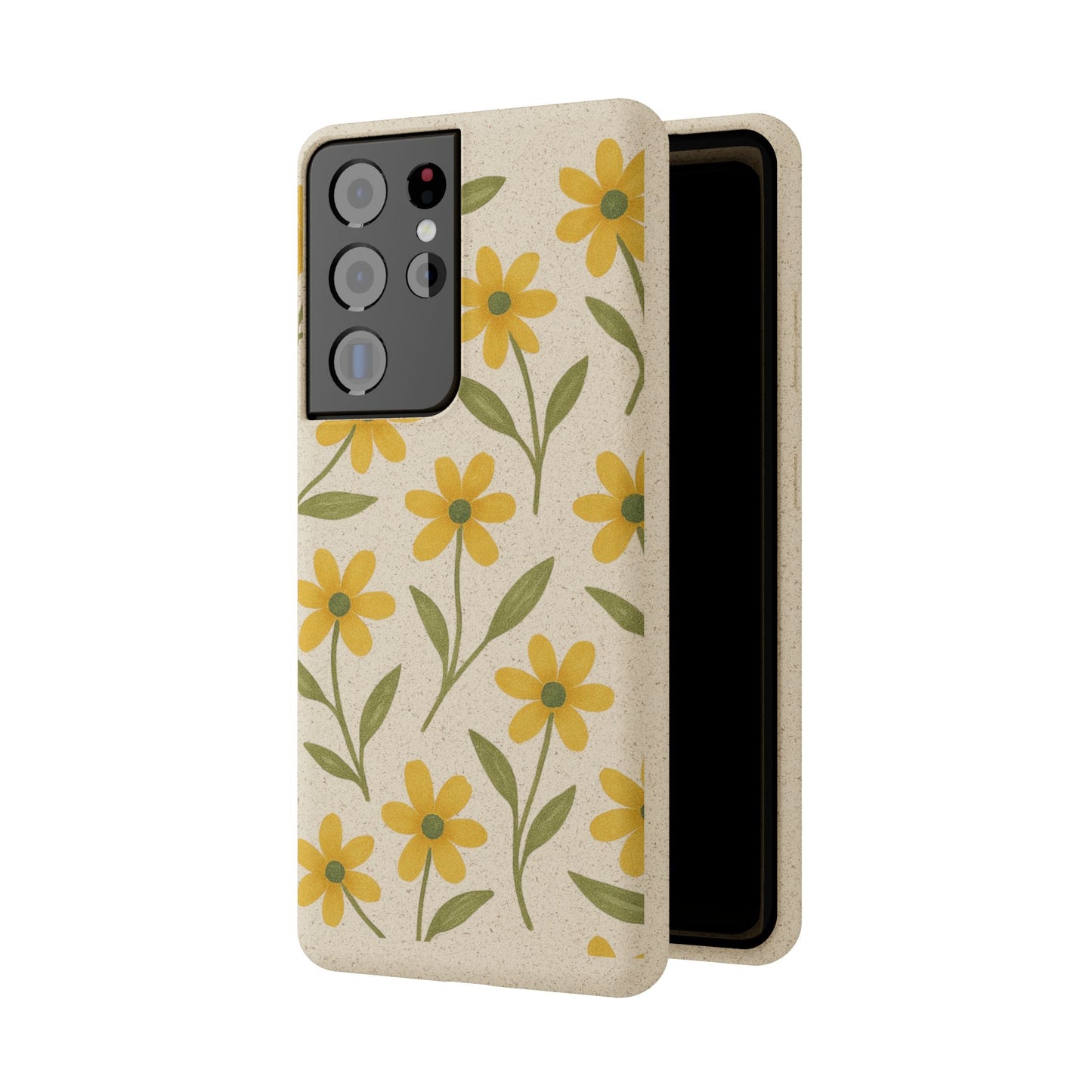 Meadow Bloom Biodegradable Phone Case - Marigold