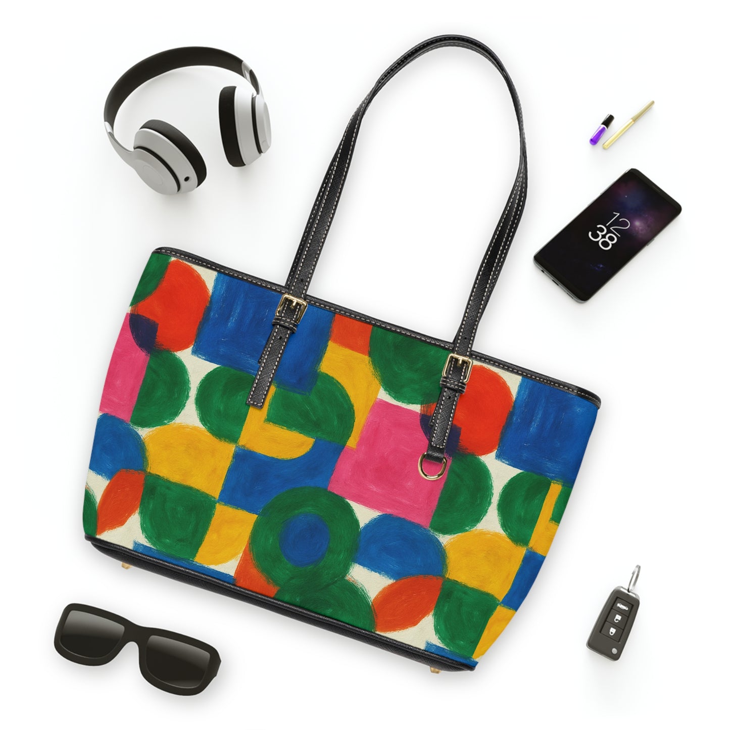 PU Leather Shoulder Bag