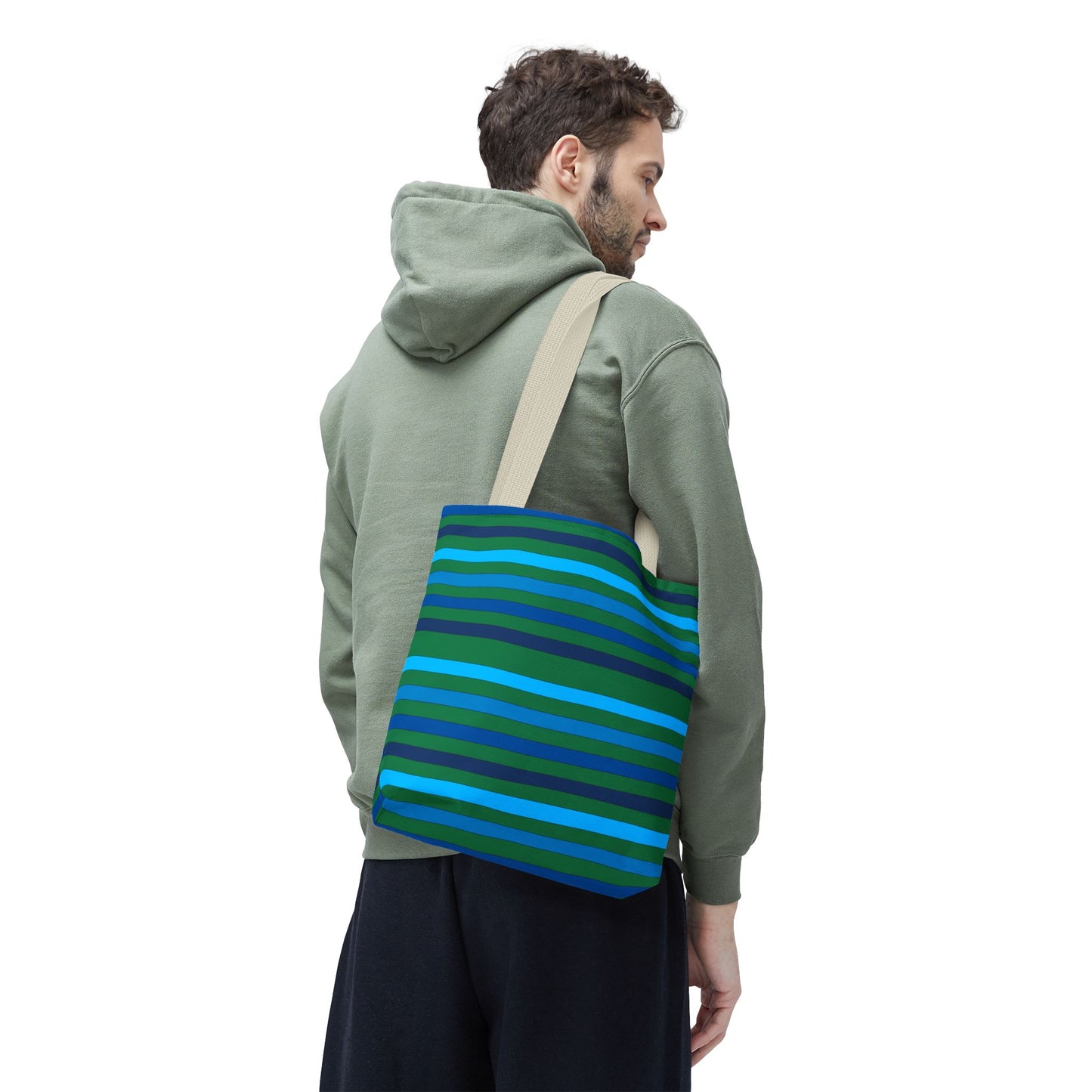 Green/Blue Tote Bag