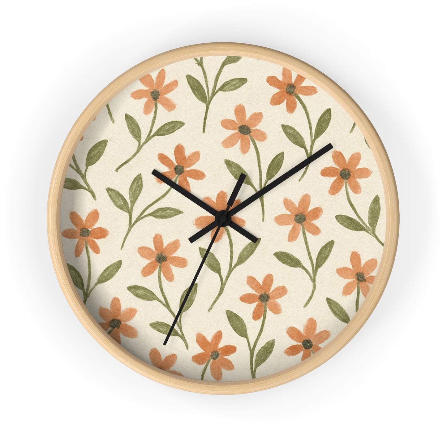 Meadow Bloom Wall Clock - Marigold