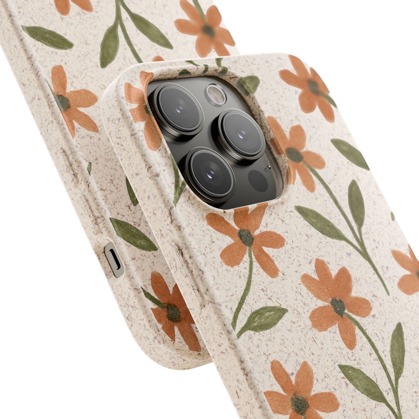 Floral Phone Case - Biodegradable Protective Cover