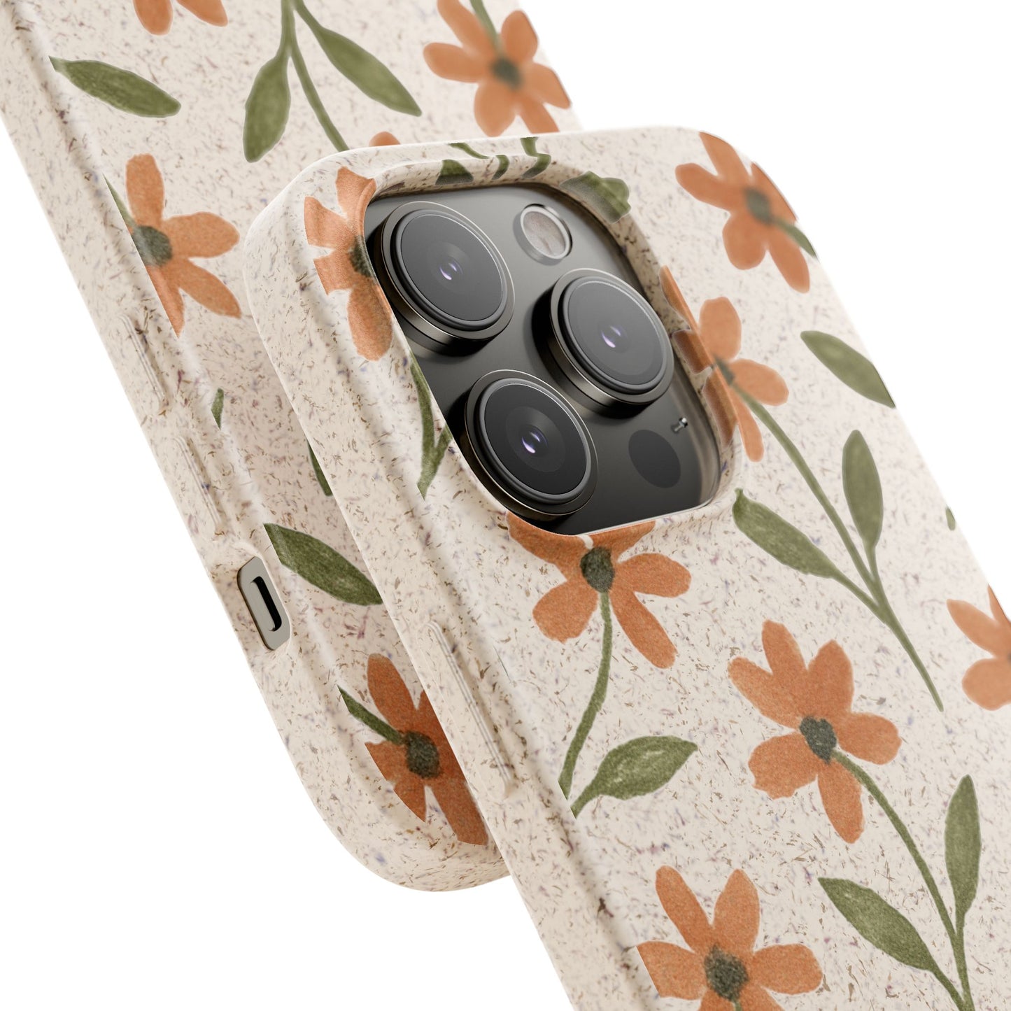 Floral Phone Case - Biodegradable Protective Cover
