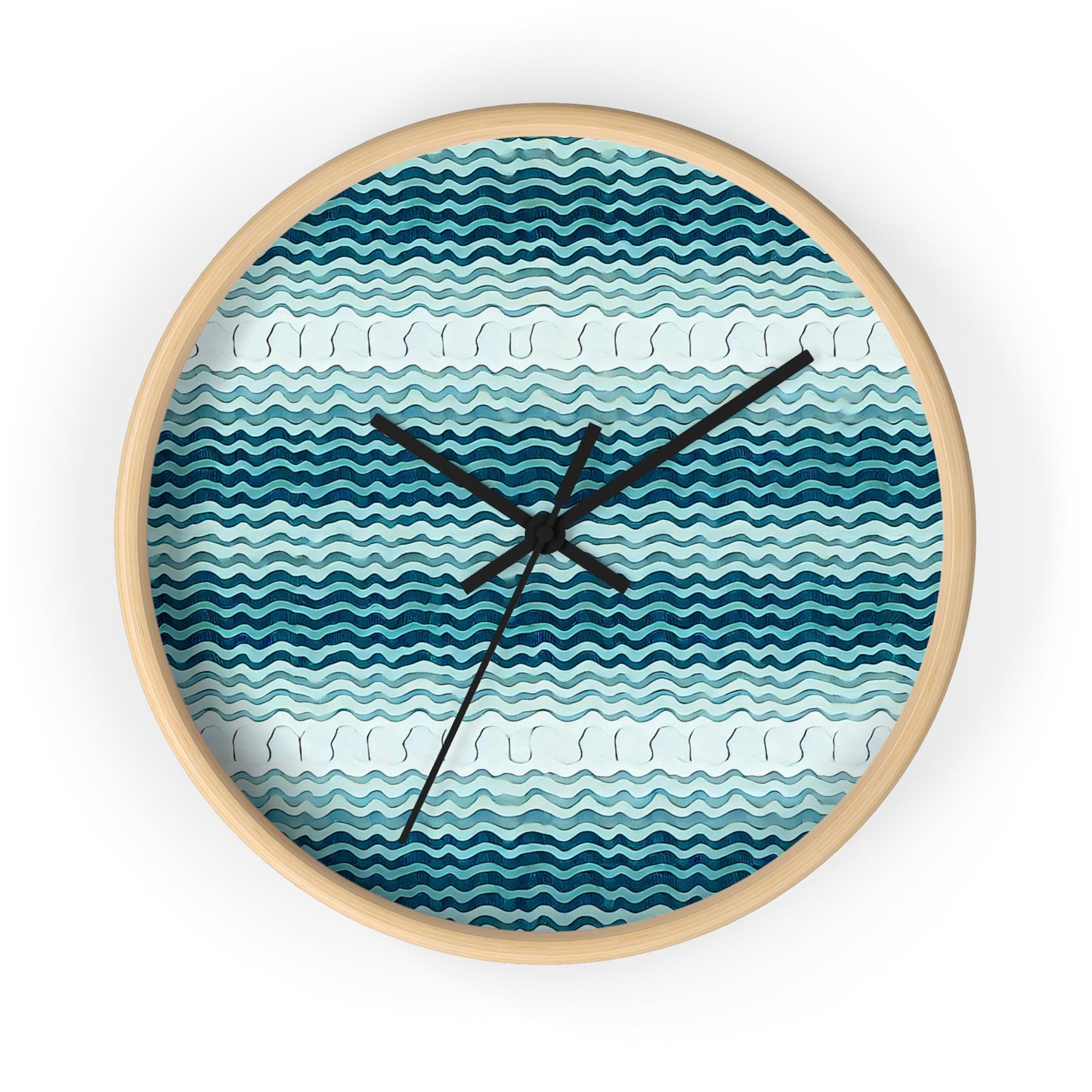 Tidal Knit Wall Clock
