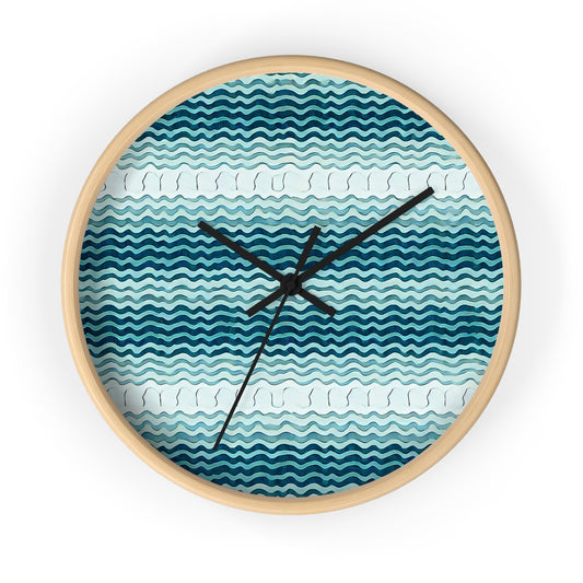 Tidal Knit Wall Clock