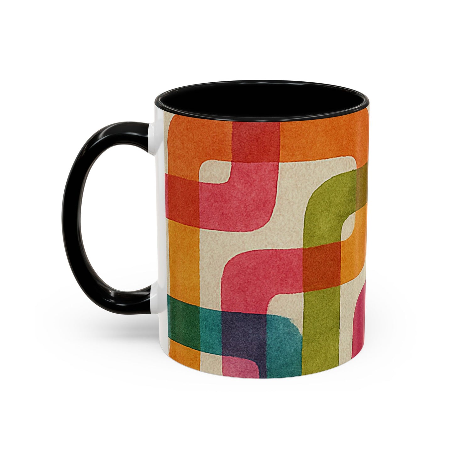 Retro Color Curves Coffee Mug