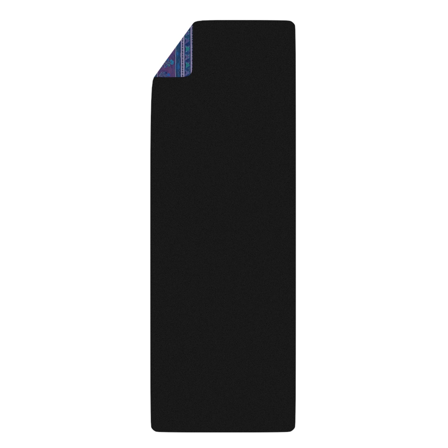 Yoga Mat — Boho Indigo Tribal Pattern Non-Slip Rubber Yoga Mat