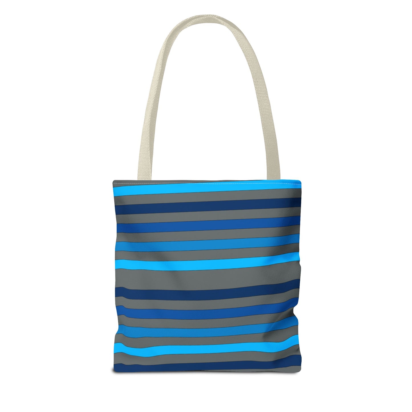Grey/Blue Tote Bag