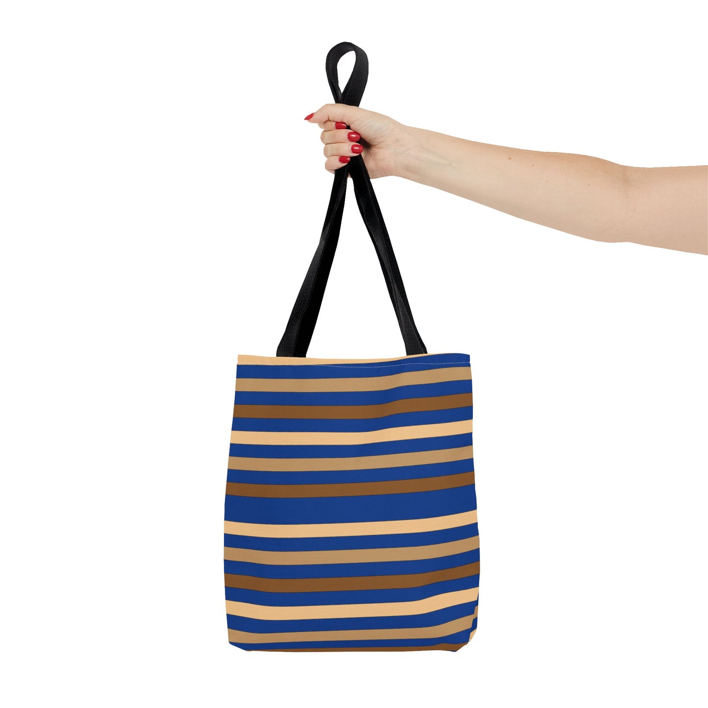 Blue/Brown Tote Bag