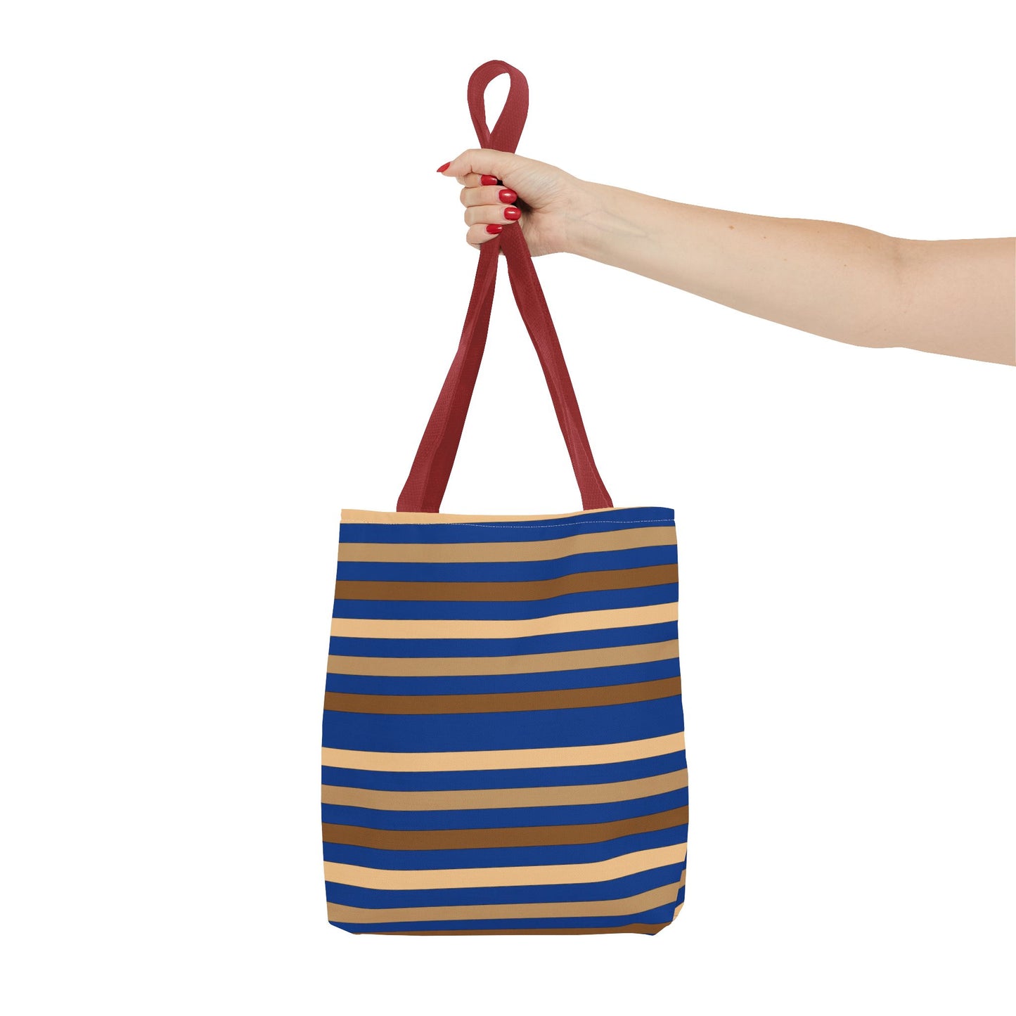 Blue/Brown Tote Bag