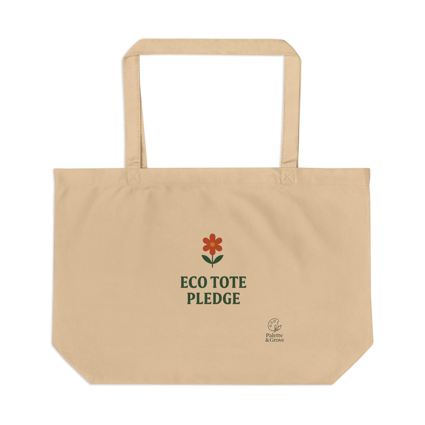 Large Tote Bag - Eco Statement Series by Palette & Grove
