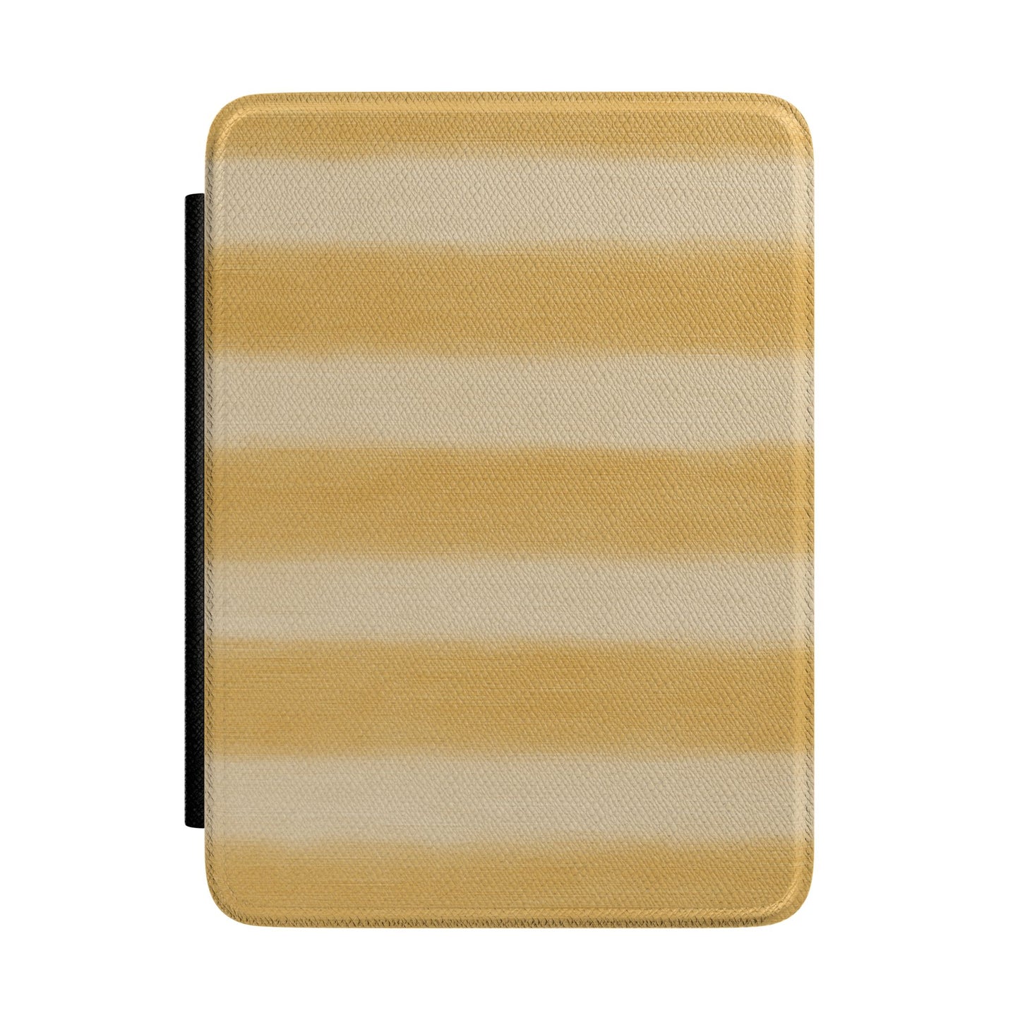 Striped Golden Kindle Case — Protective E-Reader Cover