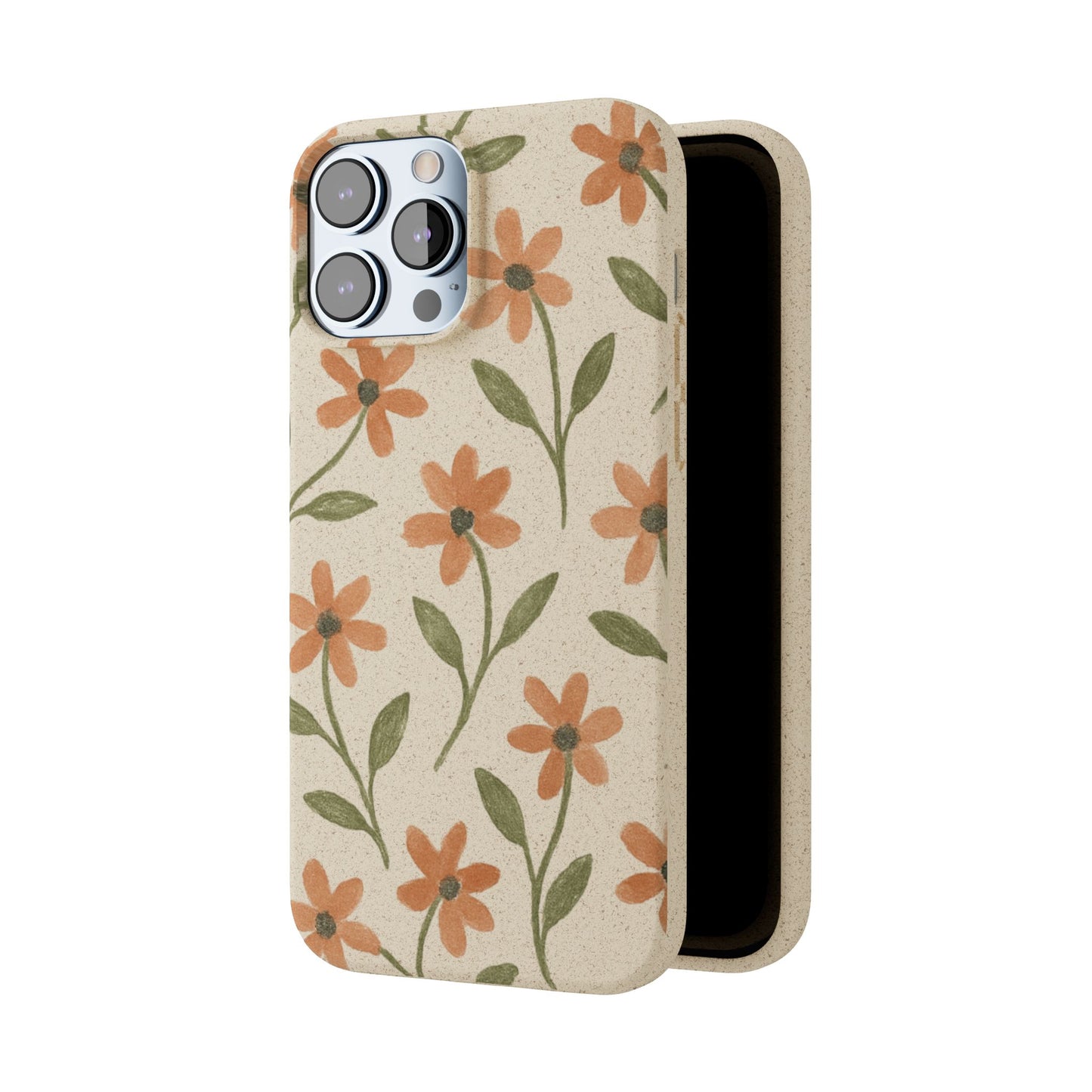 Floral Phone Case - Biodegradable Protective Cover