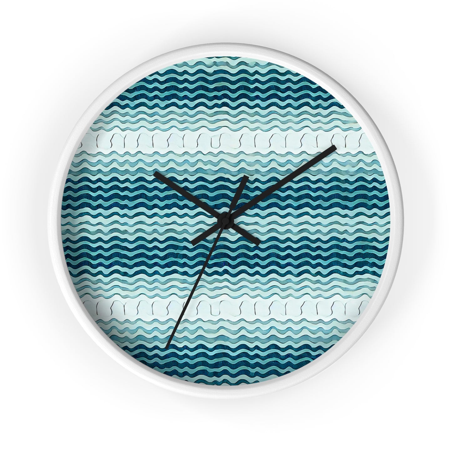 Tidal Knit Wall Clock