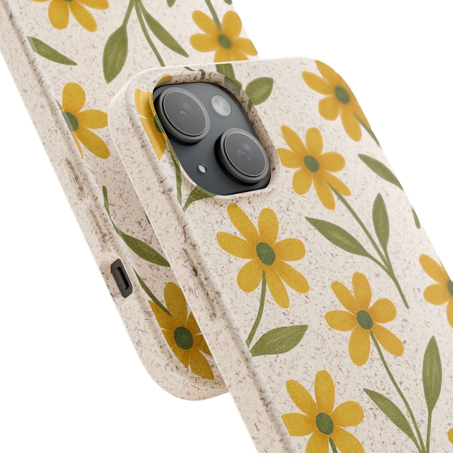 Meadow Bloom Biodegradable Phone Case - Marigold