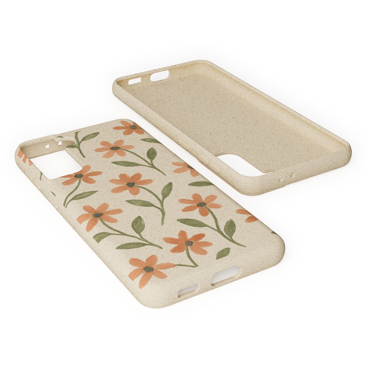 Floral Phone Case - Biodegradable Protective Cover