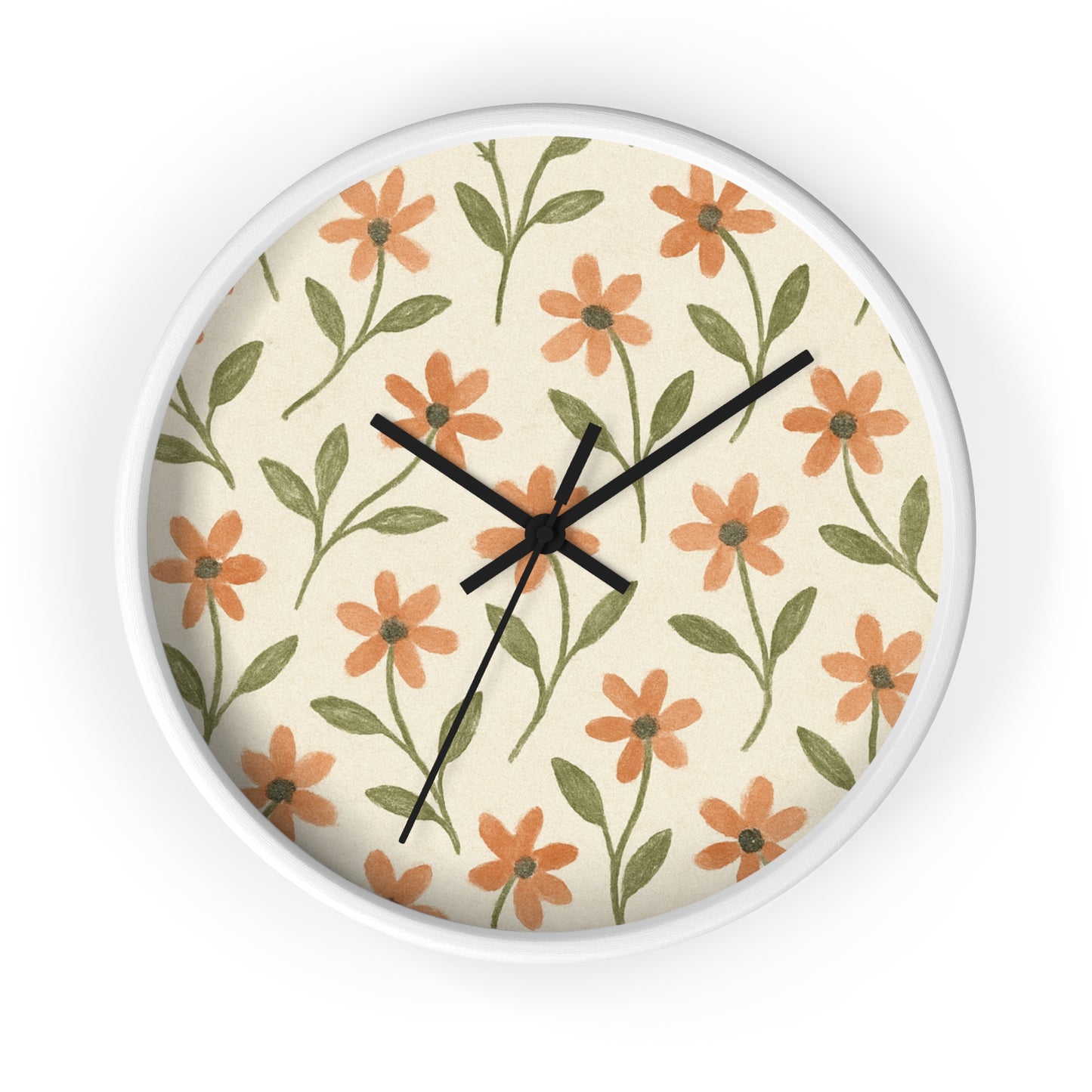 Meadow Bloom Wall Clock - Marigold