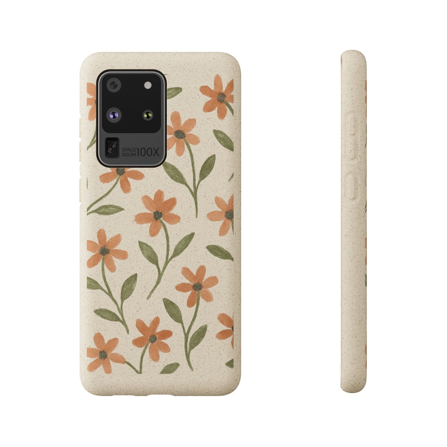 Floral Phone Case - Biodegradable Protective Cover
