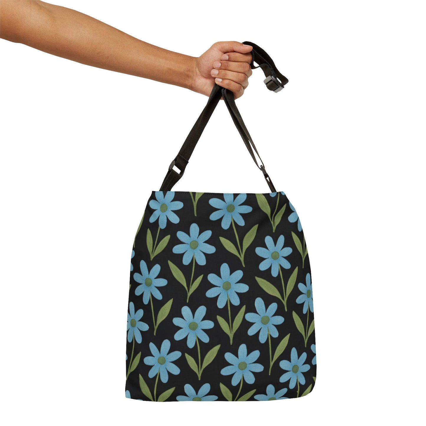 Meadow Bloom - Adjustable Tote Bag - Bluebell