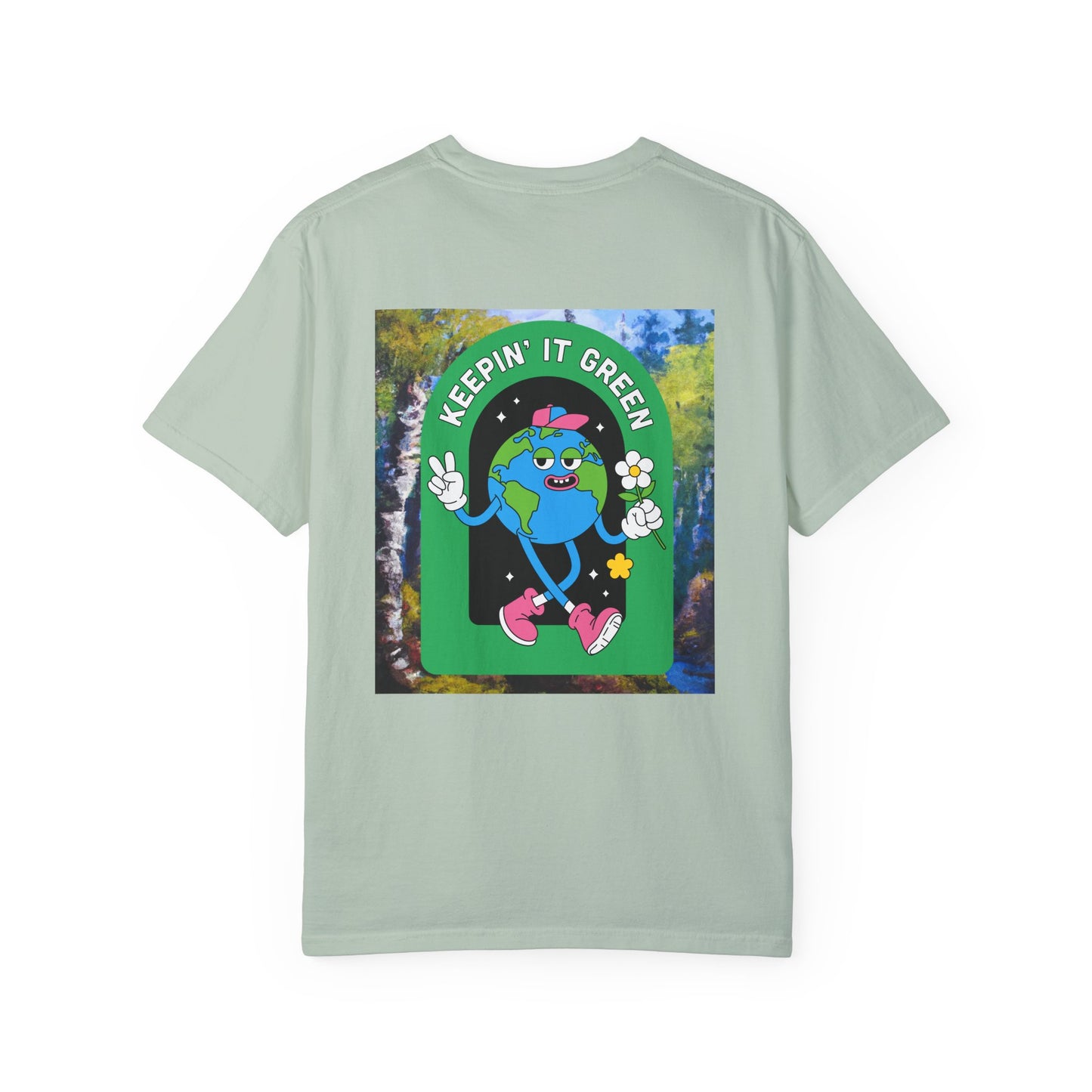 Unisex Garment-Dyed T-shirt - Think Green