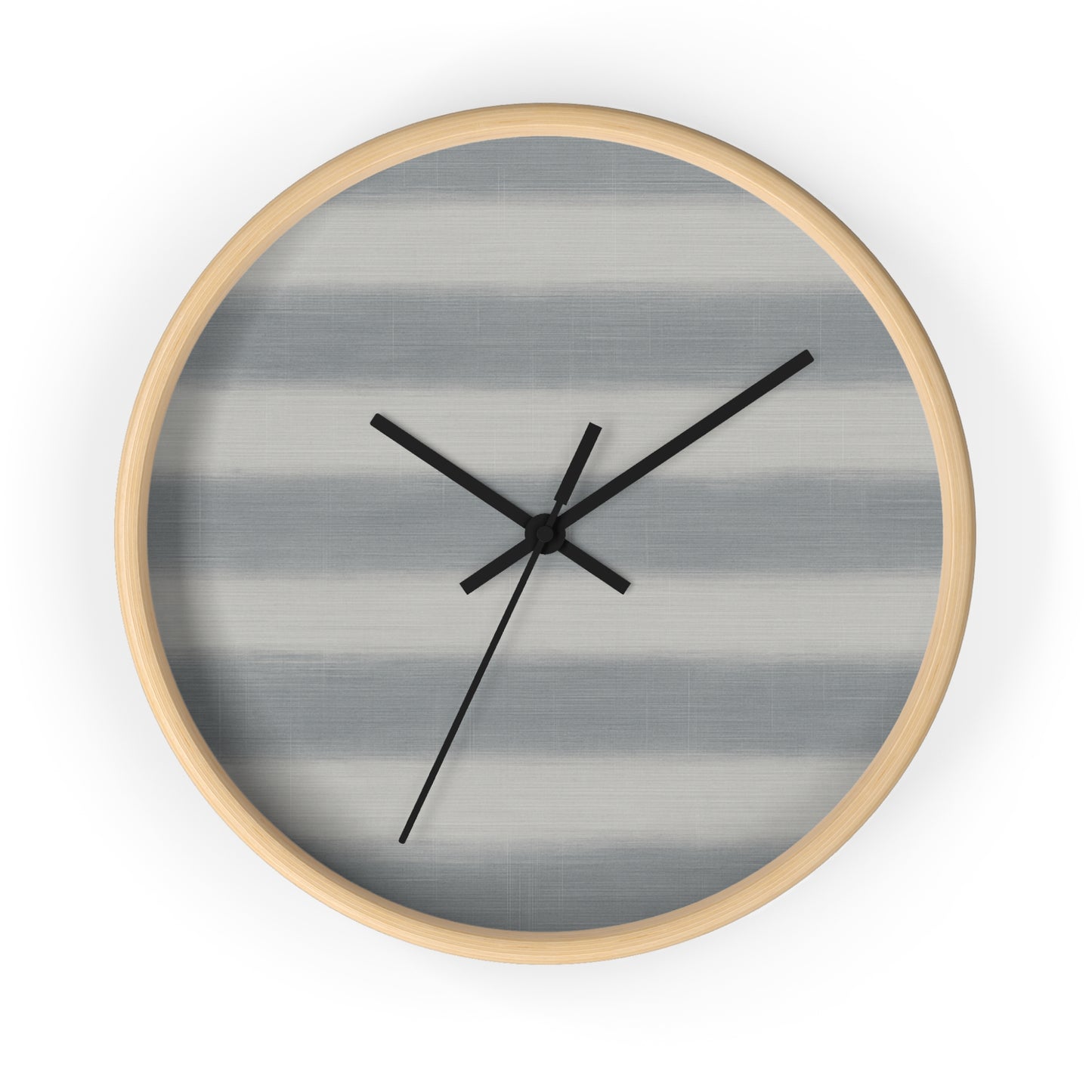 Loom Light Stripes Wall Clock – Mist Fade