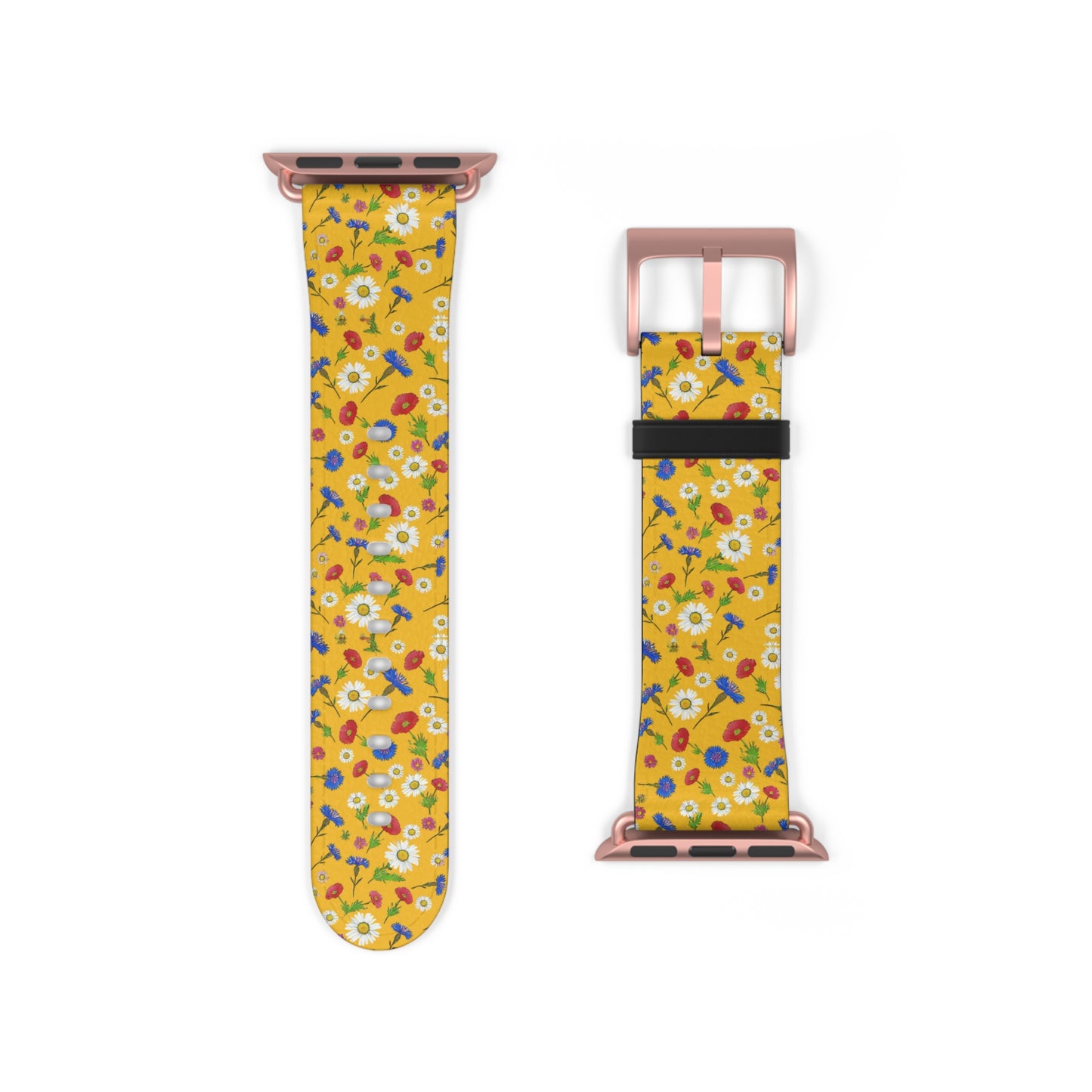 Floral Pattern Watch Band