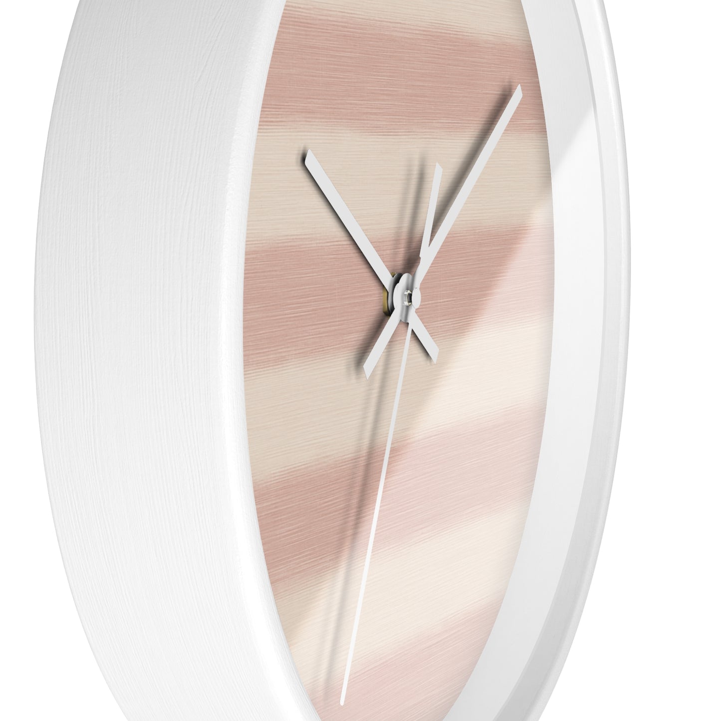 Loom Light Stripes Wall Clock – Rose Fade