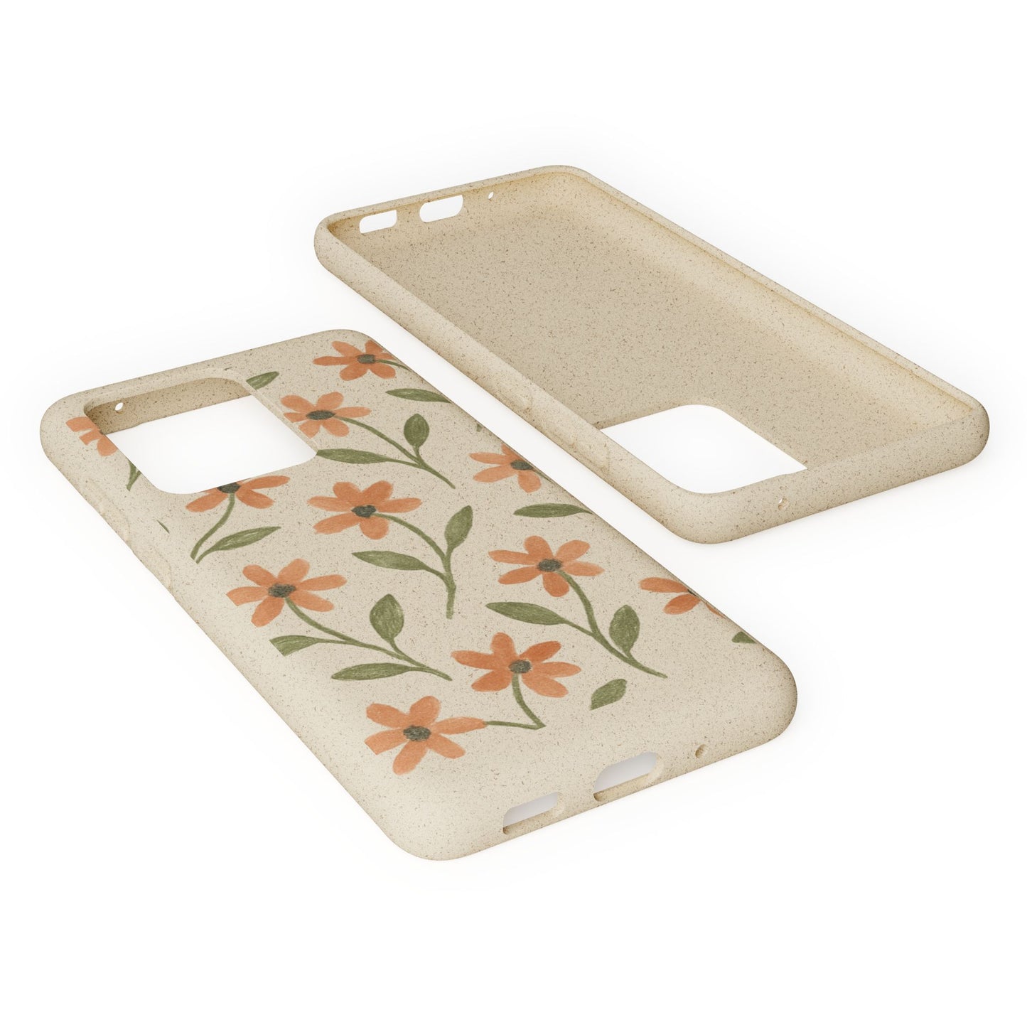 Floral Phone Case - Biodegradable Protective Cover